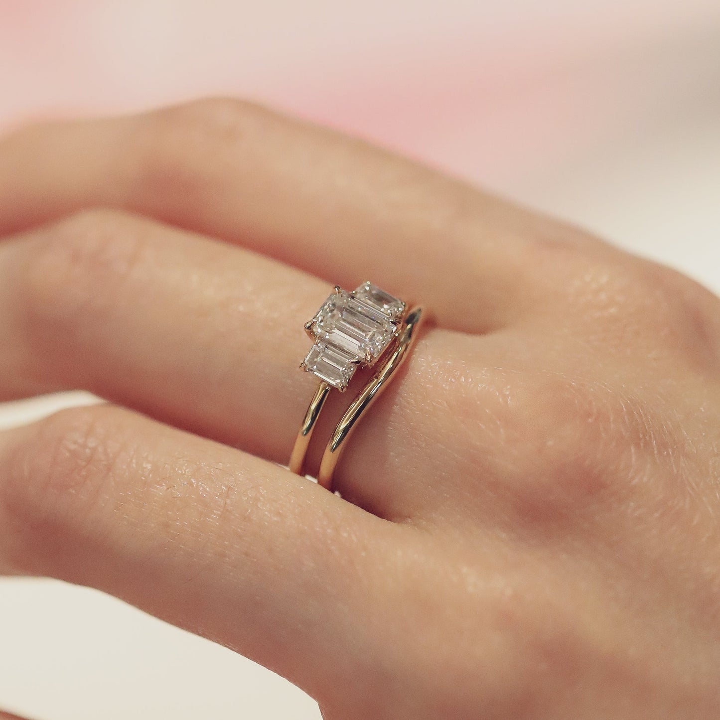 Plain Curved Wedding Band