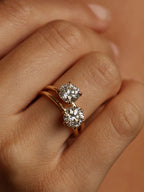 1.5 CT - 3.5 CT Round Cut Lab grown Diamond Solitaire Engagement Ring