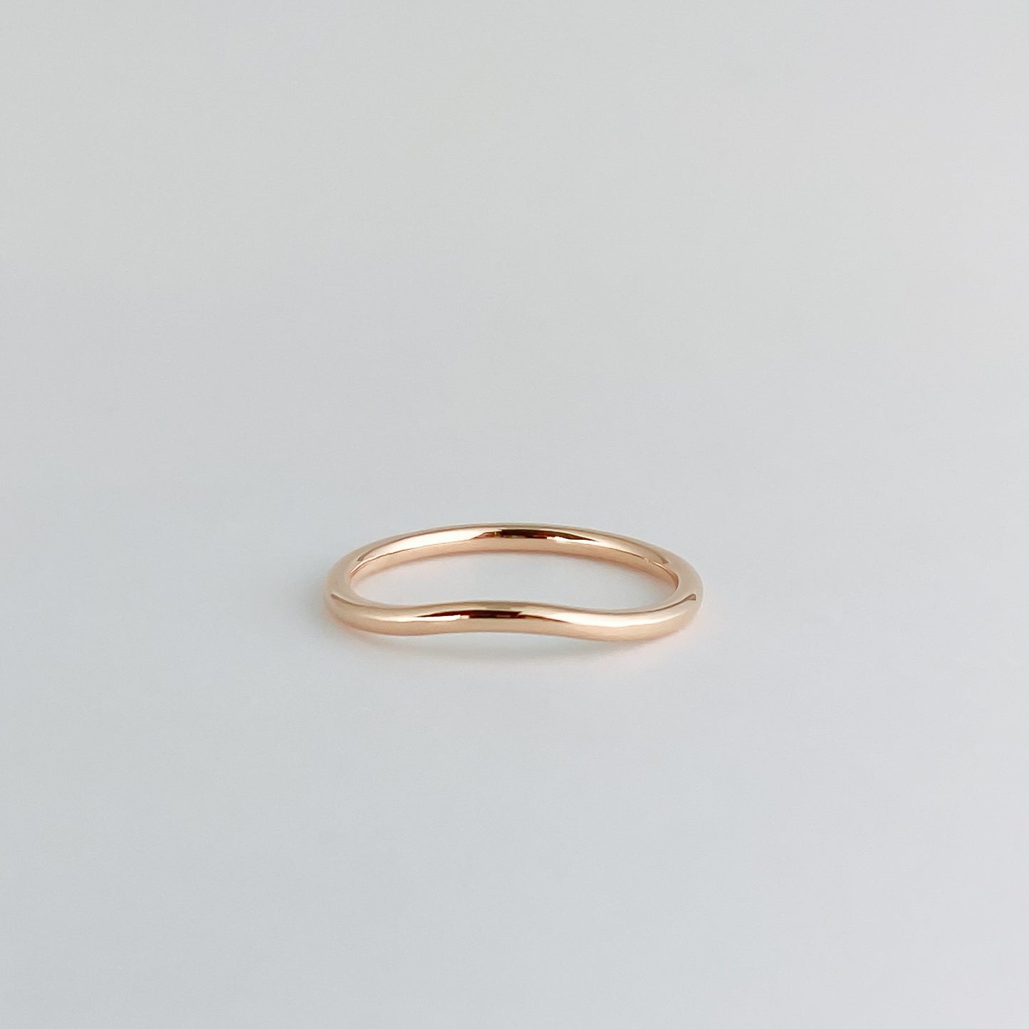 Plain Curved Wedding Band