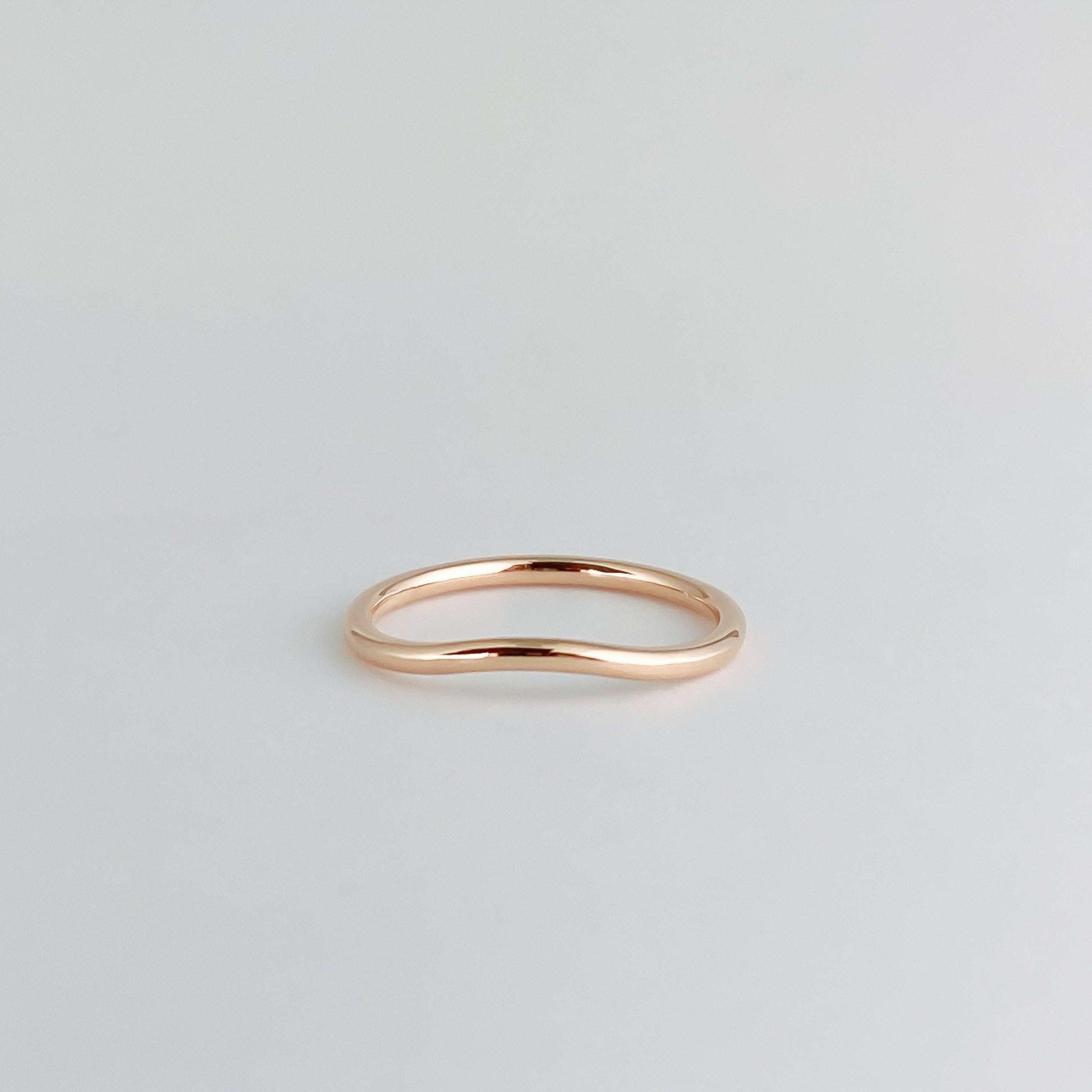 Plain Curved Wedding Band
