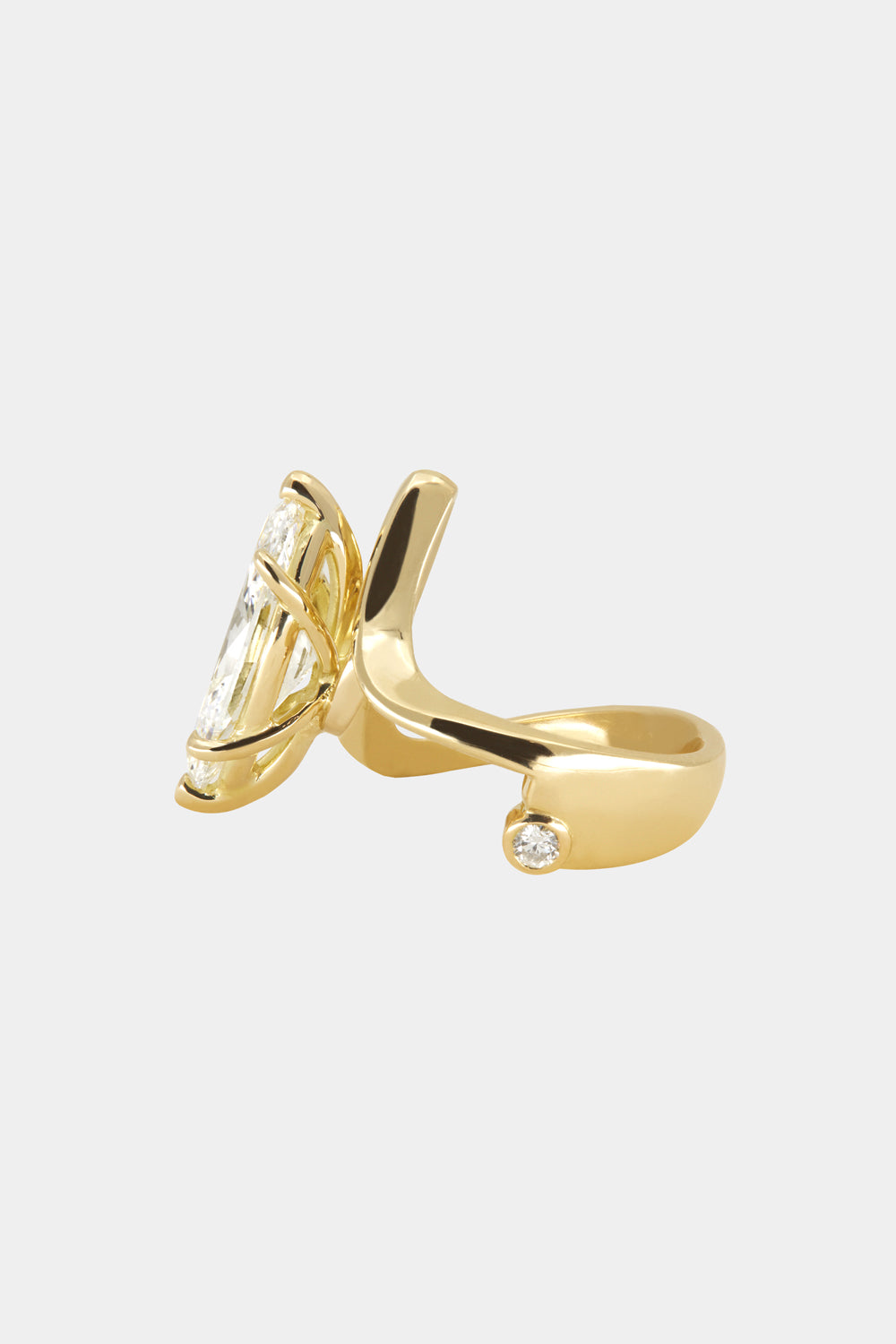 2 CT - 4 CT Marquise Cut Lab grown Diamond Unique Engagement Ring