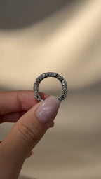 5.05 TCW Mix Fancy CVD Diamond Full Eternity Wedding Band