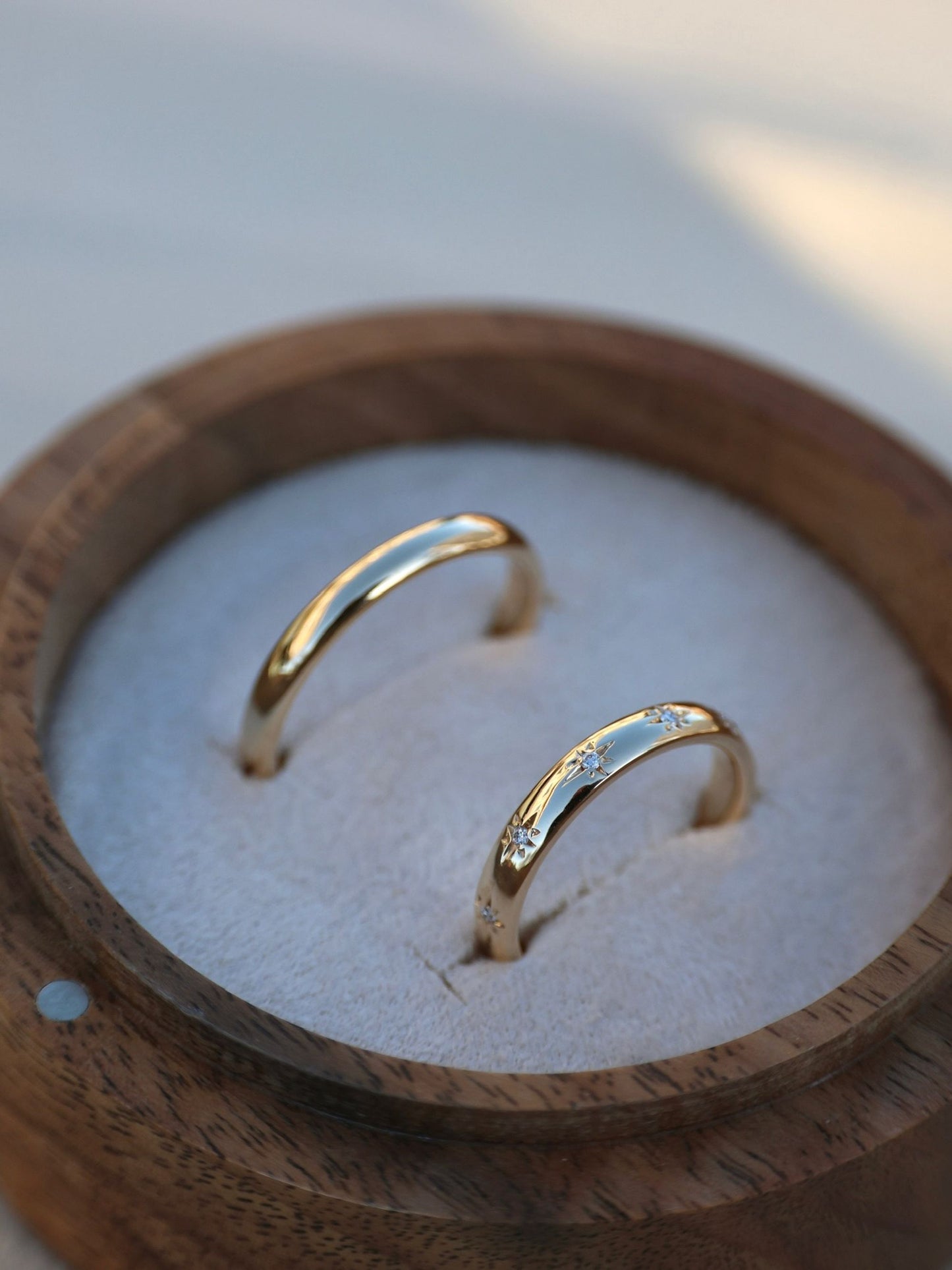 0.1 TCW Round CVD Diamond Flush Setting Wedding Band