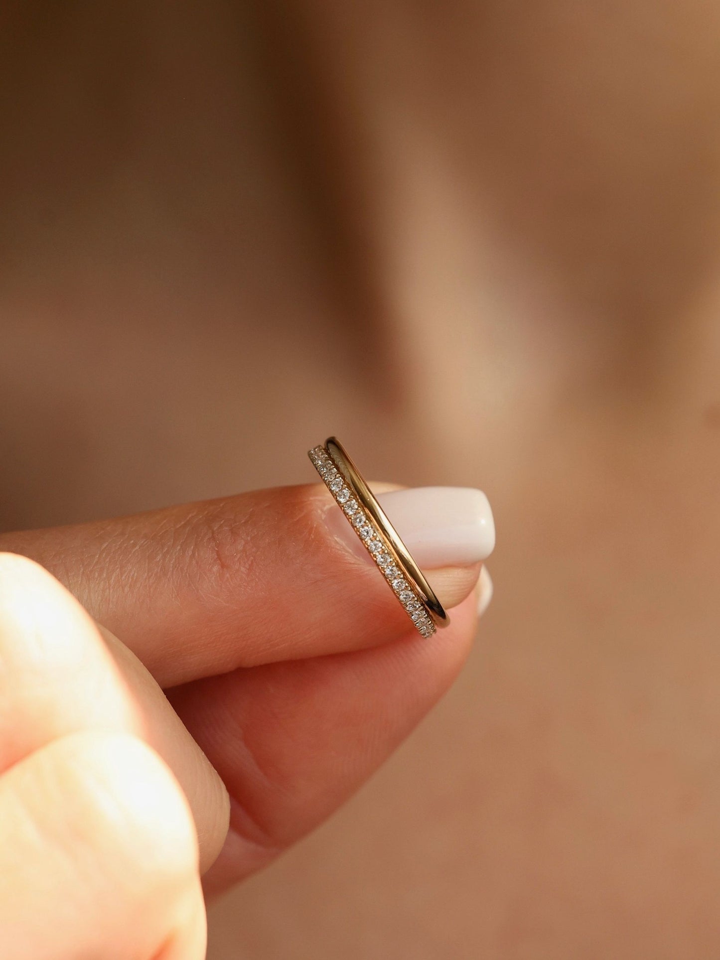 0.4 TCW Round CVD Diamond Pave Wedding Band