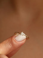 0.20 CT - 2.20 CT Pear Cut Lab grown Diamond Solitaire Engagement Ring