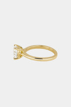 1.2 CT - 2.2 CT Oval Cut Lab grown Diamond Solitaire Engagement Ring