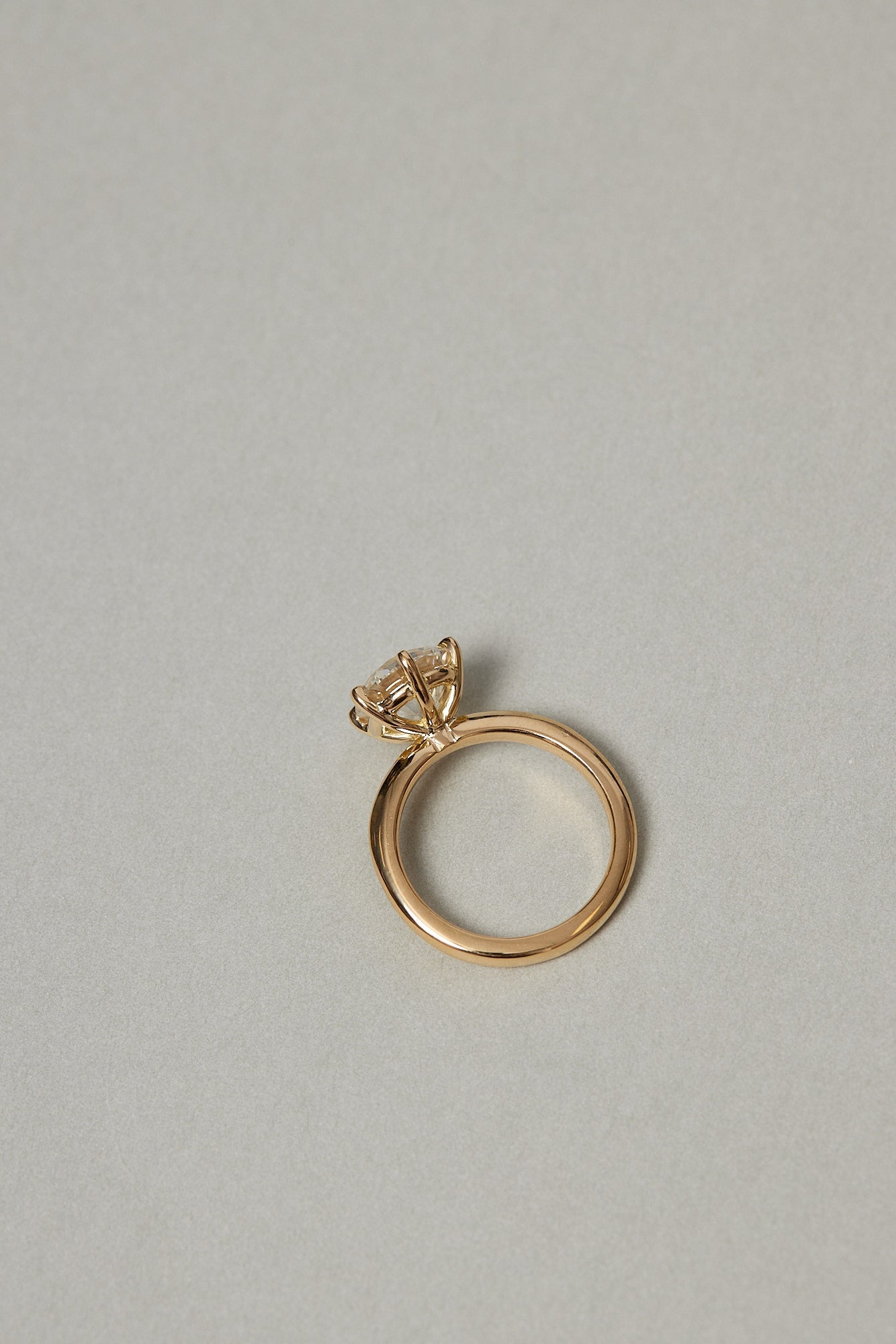 1.5 CT - 2.5 CT Round Cut Lab grown Diamond Solitaire Engagement Ring