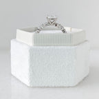 2 CT Elongated Cushion Cut Pave Dainty Style Moissanite Engagement Ring