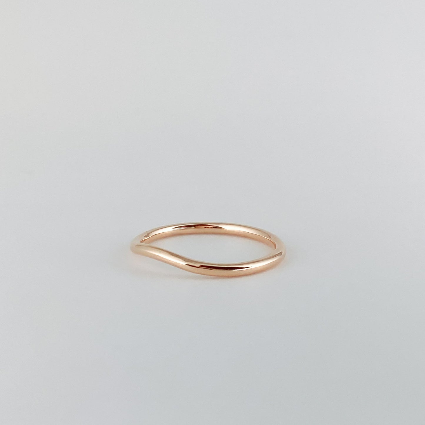 Plain Curved Wedding Band
