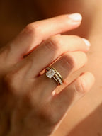 1.5 CT - 3.5 CT Radiant Cut Lab grown Diamond Solitaire Engagement Ring