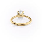 2 CT - 2.5 CT Round Cut Solitaire Moissanite Engagement Ring