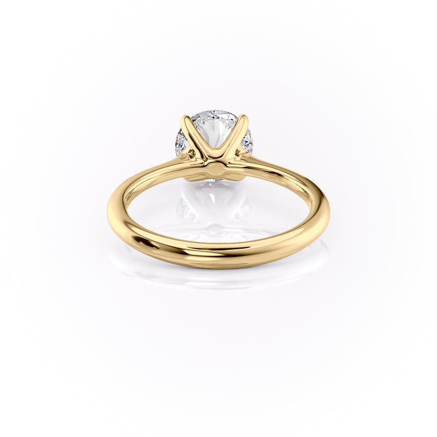 2 CT - 2.5 CT Round Cut Solitaire Moissanite Engagement Ring