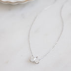 1.73 TCW Pear & Radiant Moissanite Diamond Toi et Moi Necklace