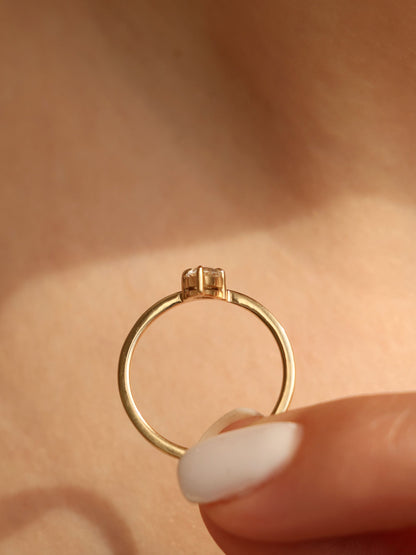 0.20 CT - 2.20 CT Trillion Cut Lab grown Diamond Solitaire Engagement Ring