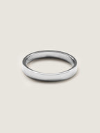Plain Polished Wedding Band For Men